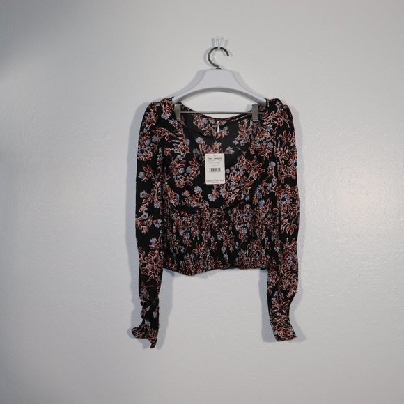 NWT Free People Long Sleeve Blouse - Picture 5 of 9